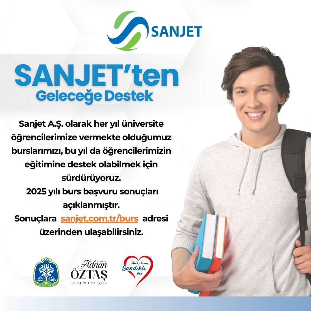 Sanjet 2025-2026 Eğitim Öğretim Yılı Burs Sonuçları